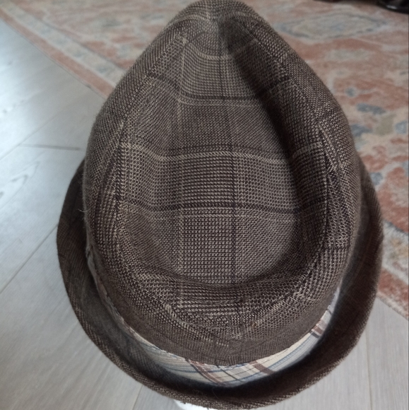 Goorin Bros. Plaid Wool Fedora EUC - Picture 4 of 9